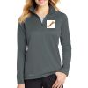 Ladies Smooth Fleece 1/2 Zip Thumbnail