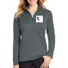 Ladies Smooth Fleece 1/2 Zip Thumbnail
