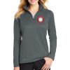 Ladies Smooth Fleece 1/2 Zip Thumbnail