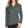 Ladies Smooth Fleece 1/2 Zip Thumbnail