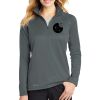 Ladies Smooth Fleece 1/2 Zip Thumbnail
